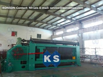 Galvanised Wire Mesh Wire Coiling Wire Netting Gabion Box Mesh Machine With CE